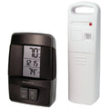 AcuRite 00606 Wireless Indoor/Outdoor Thermometer with Clock, 0.2