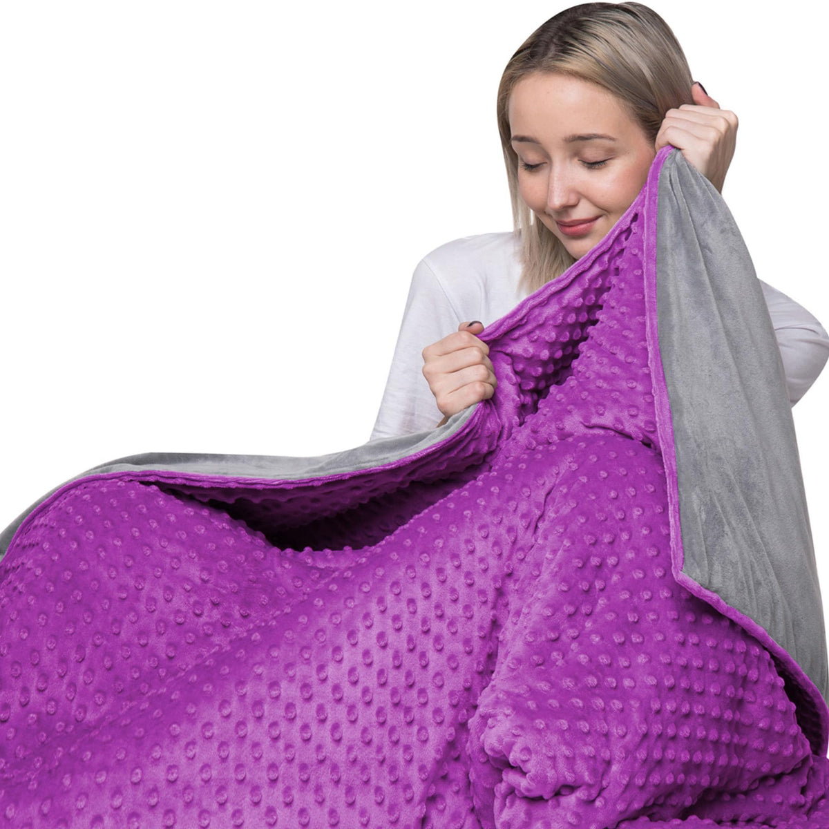 10 Lbs 48' X 72' Super Soft Weighted Blanket For Kids With Removable Cover - Children Heavy Blanket For Girls And Boys - Kids