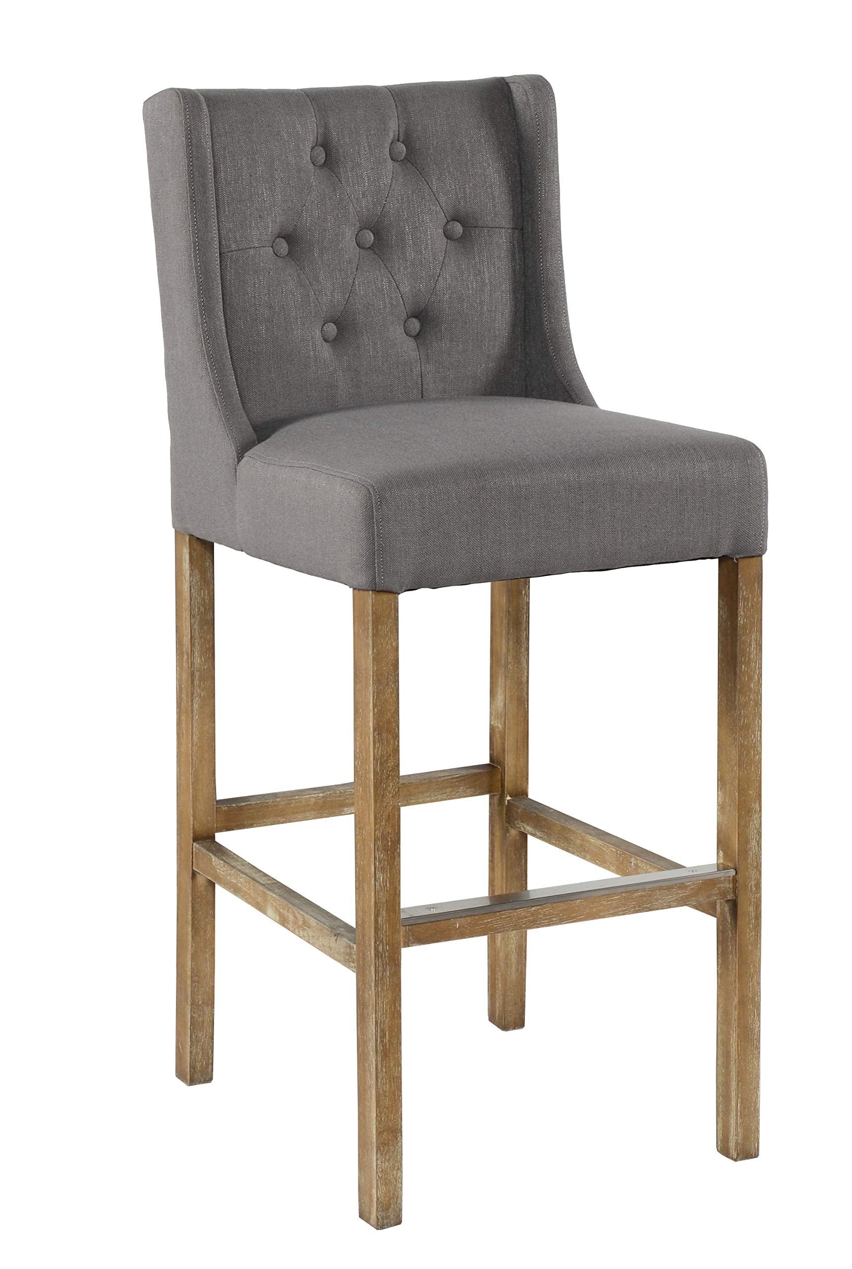 Kosas Home Karla Tufted 30 inch Barstool