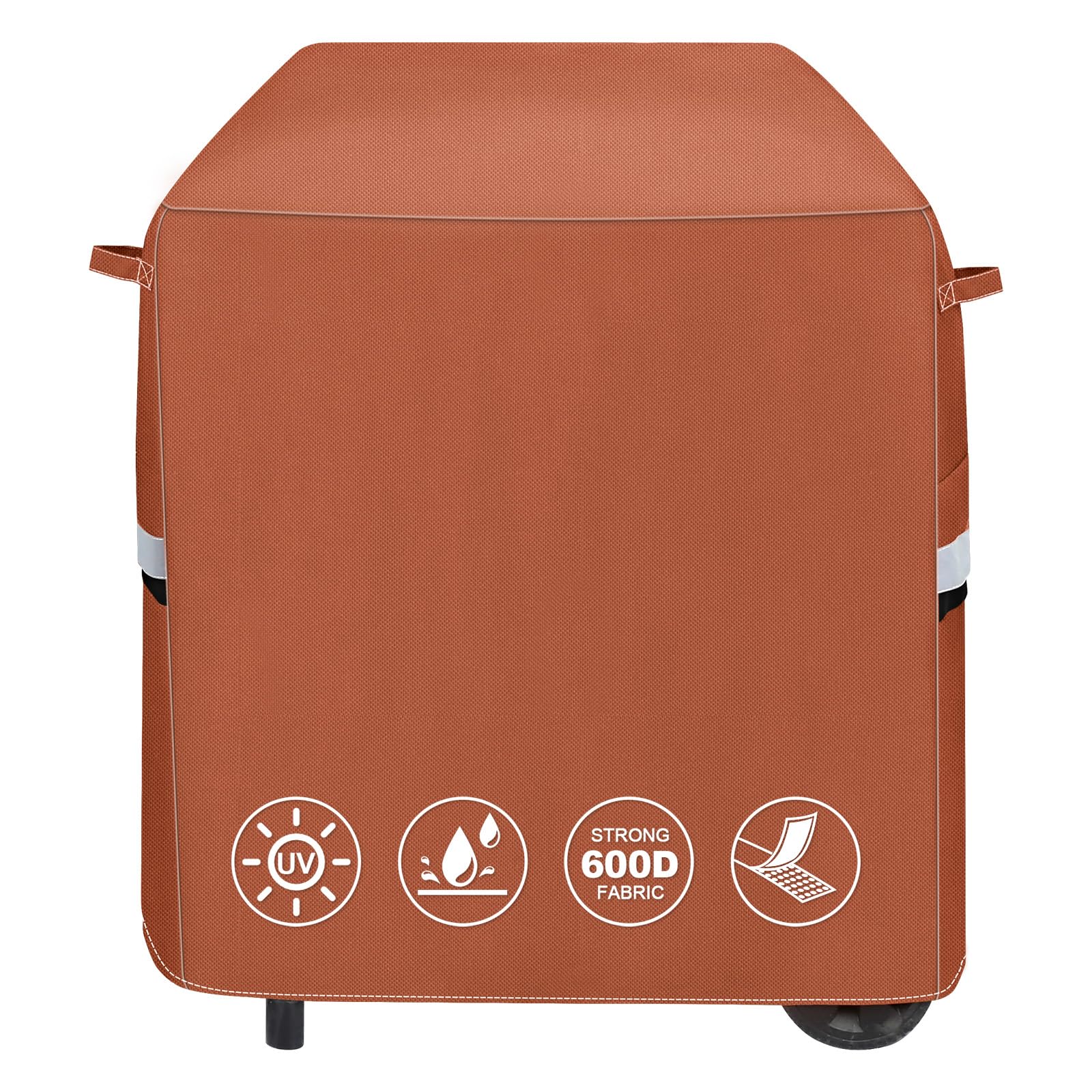 Qulimetal 7113 Grill Cover For Weber Q2200 Q2000 Q2400 Q2800N+ Q200 Q220 Q100 Q120 Q1000 Q1200 Series Gas Grills, 600D Waterproo