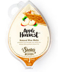 Shorties Candle Company Apple Harvest Natural Soy Wax Melts - 1 Highly Scented 3 Oz. Bar - Made with 100% Soy and Essential Fra