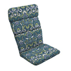 Arden Selections Outdoor Adirondack Or Rocking Chair Cushion, 20 X 17, Rain-Proof, Fade Resistant 20 X 17, Sapphire Aurora Blue