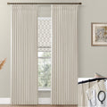 Shineland Insulated Window Coverings Warm Curtains For Winter,Window Treatments Energy Saving Room Noise Blocker Draft Blocking Curtains,(40 X 102 Inches Long,Beige)