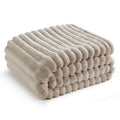 Bedsure Twin Blanket For Couch - Super Soft Cozy Blankets For Women, Cute Small Fleece Blanket For Girls, Linen, 60X80 Inches