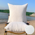 Qswrd 18 X 18 Outdoor Pillow Inserts Medium Throw Pillow Inserts Pack Of 2 Water Resistant Patio Furniture Pillows Decorative Po