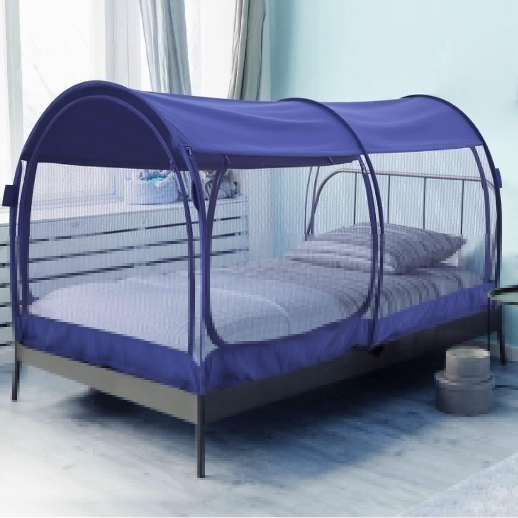 Alvantor Mosquito Net Bed Canopy Bed Tents Dream Tents Privacy Space Twin Size Sleeping Tents Indoor Pop Up Portable Frame Breat