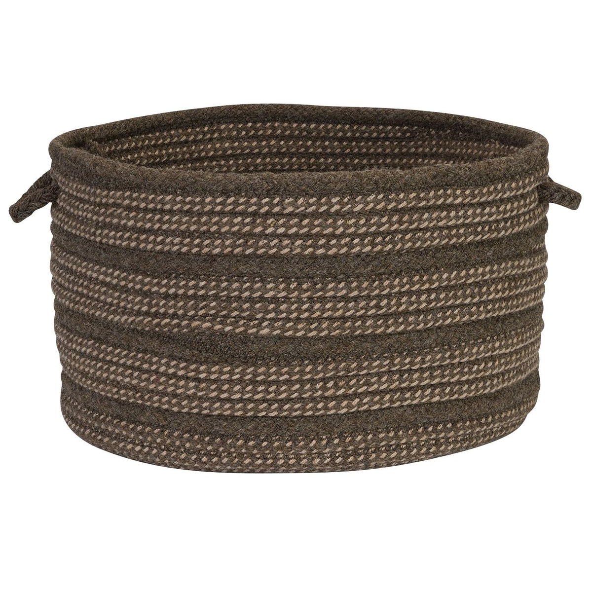 Garrison Baskets Banded Mix Basket, 14 By 10-Inch, Bark