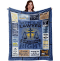 Muxuten Lawyer Gifts For Women/Men Blanket 60'X50', Gifts For Lawyers, Law School Gifts, Lawyer Graduation Gifts, Male/Female