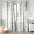 Jinchan Linen Curtains For Bedroom 84 Inch Long Farmhouse Easter Sage Green Curtains French Country Toile Curtains Animal Printe