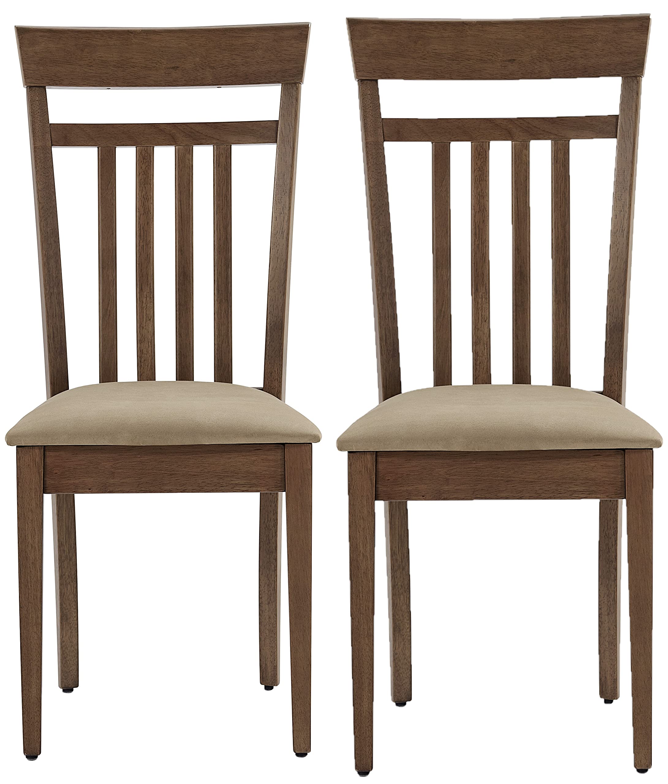 Progressive Furniture Palmer Dining Chairs Set Of 2, 17&quot; W X 21&quot; D X 30&quot; H, Coffee Brown
