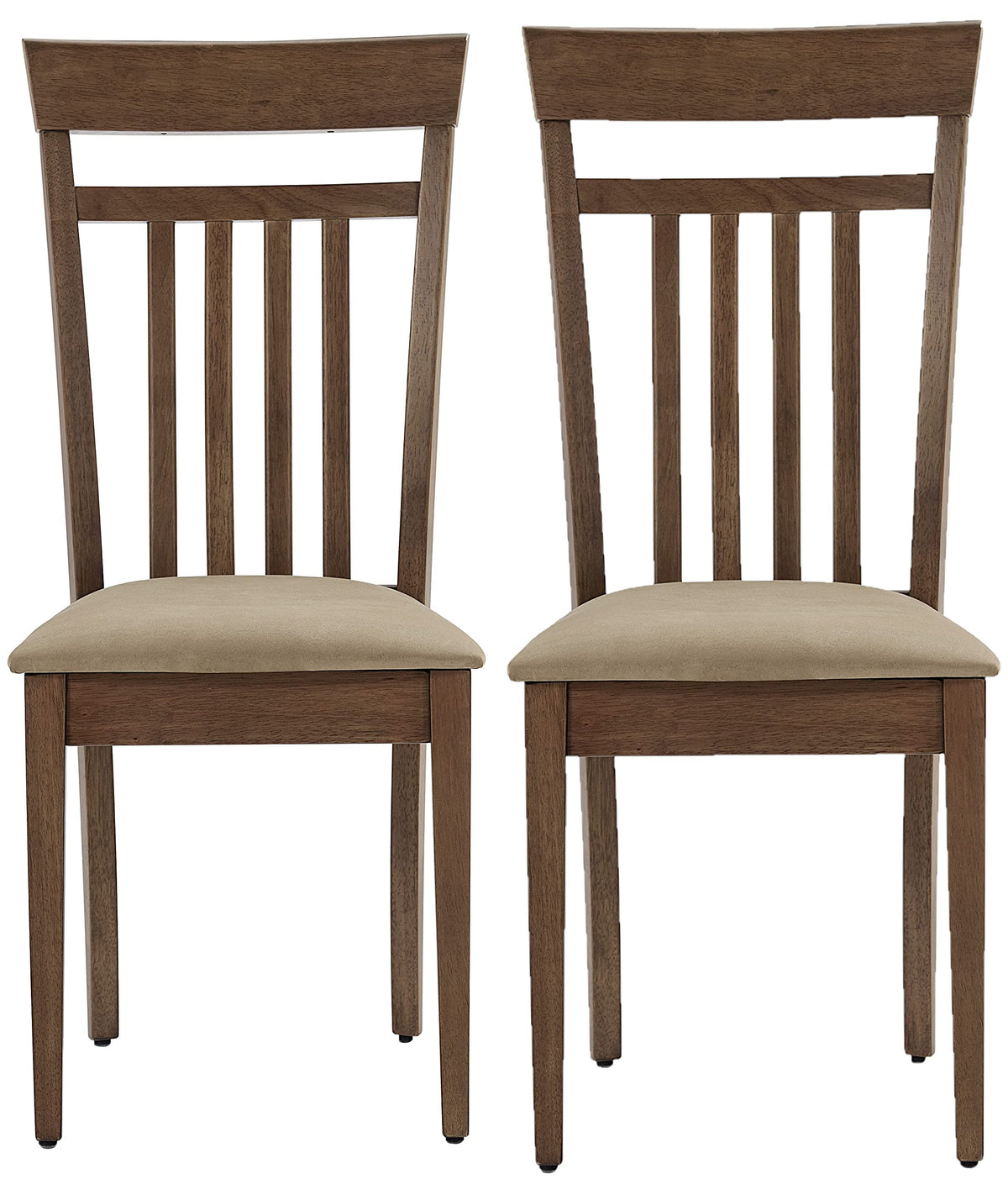 Progressive Furniture Palmer Dining Chairs Set Of 2, 17&quot; W X 21&quot; D X 30&quot; H, Coffee Brown