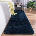 DETUM Navy Blue Runner Rug 2X6 for Hallyway Entryway Kitchen Fluffy Area Rugs for Bedroom Soft Kids Room Rugs Machine Washable N