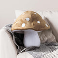 Aels 15.35 Inches Mushroom Pillow, Cute 3D Polka Dot Mushroom Plush, Decorative Throw Pillow For Mushroom Lover Sofa Couch Livin