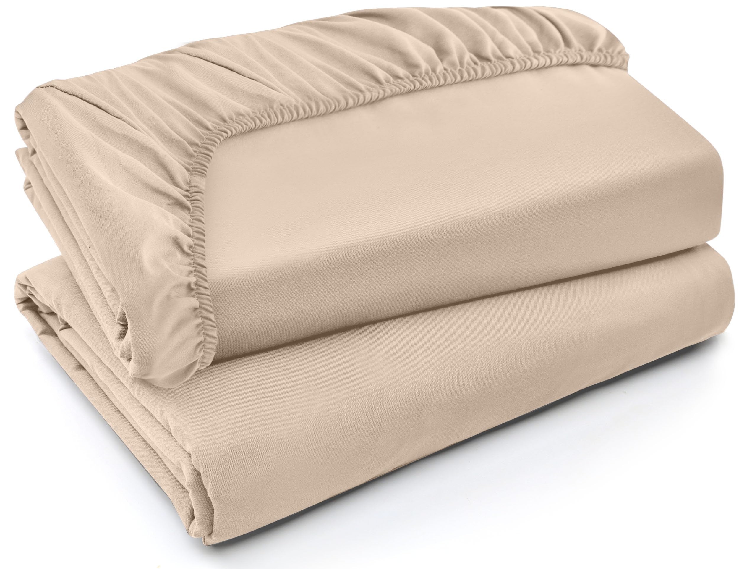 Utopia Bedding Twin Fitted Sheets - Bulk Pack Of 2 Bottom Sheets - Soft Brushed Microfiber - Deep Pockets - Shrinkage & Fade Res