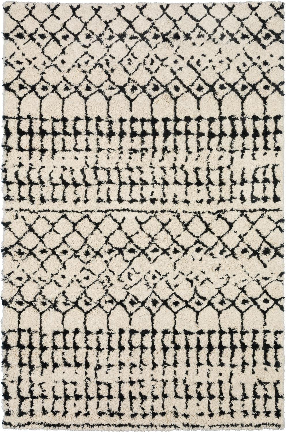 Dalyn Marquee Mq2 Ivory/Midnight 5'1&quot;X7'5&quot; Rectangle Area Rugs Mq2Iv/Mi5X7