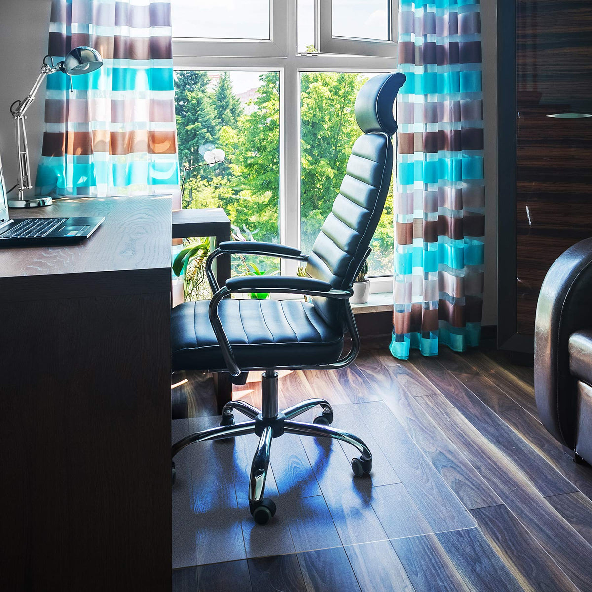 Floortex® Valuemat® Plus Polycarbonate Rectangular Chair Mat For Hard Floor - 30' X 48'