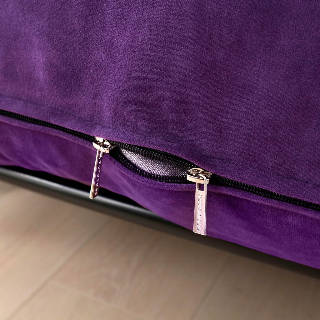 Octorose  Purple Color Full Size Quality Bonded Micro Suede Futon Mattress Cover
