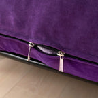 Octorose  Purple Color Full Size Quality Bonded Micro Suede Futon Mattress Cover