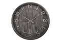 Monarch Specialties I 9025 Clocks, 30' Round, Large Oversized, Wall Clock, Brown, Transitional