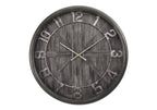 Monarch Specialties I 9025 Clocks, 30' Round, Large Oversized, Wall Clock, Brown, Transitional