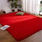 Detum Red Living Room Rug 5X8 Area Rug Red Christmas Rugs For Bedroom Master Room Dining Dorm Kids Room Machine Washable Nonslip