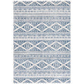 SAFAVIEH Tulum Collection Accent Rug - 2 x 3, Ivory & Navy, Moroccan Boho Tribal Design, Non-Shedding & Easy Care, Ideal for H