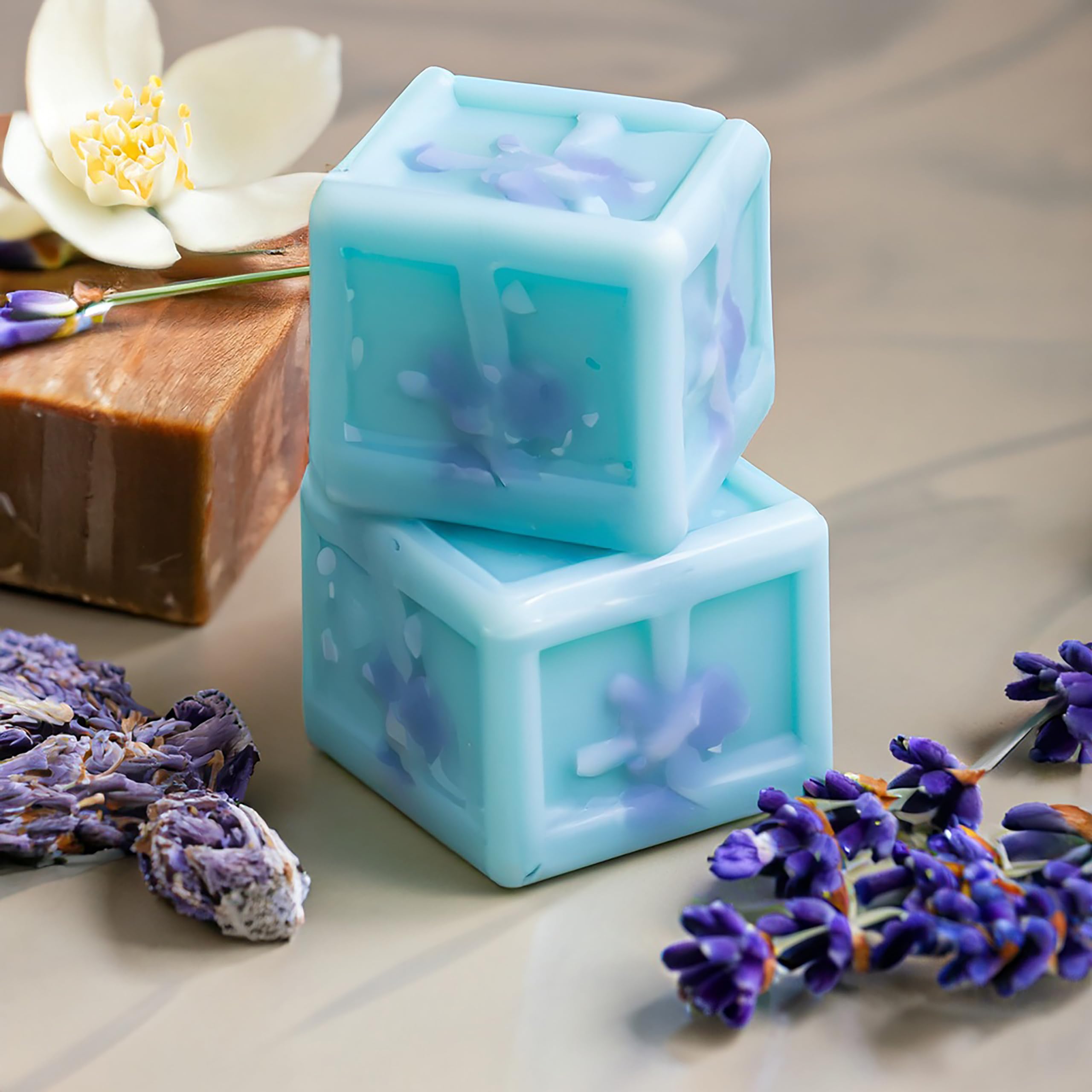 Candlecopia Man Cave Strongly Scented Hand Poured Vegan Wax Melts, 12 Scented Wax Cubes, 6.4 Ounces In 2 X 6-Packs