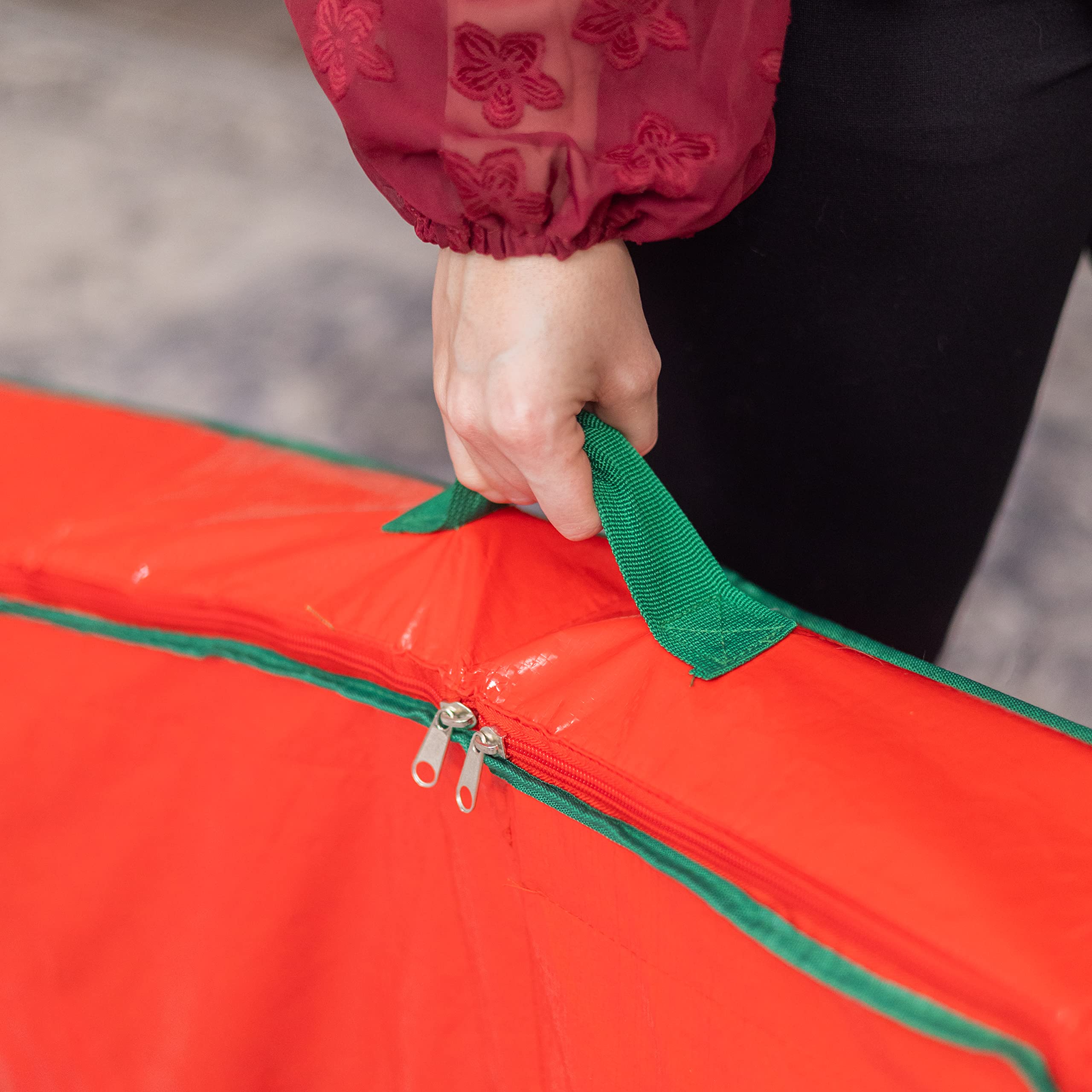 Handy Laundry Gift Wrap Storage Organizer, Easily Organize Wrapping Paper, Ribbons, Bows, Scissors, Fits 18-24 Standard Rolls, K