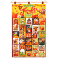 HOWAF Thanksgiving Advent Calendar(Countdown to Thanksgiving),30 Days Mystery Thanksgiving Countdown Calendar with 30 Pockets fo