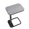 Kitstorack TV Tray Table, Adjustable Height & Rounded Metal Corners, Snack Table for Couch, Sofa, Bed, Chair, Living Room, C Sha