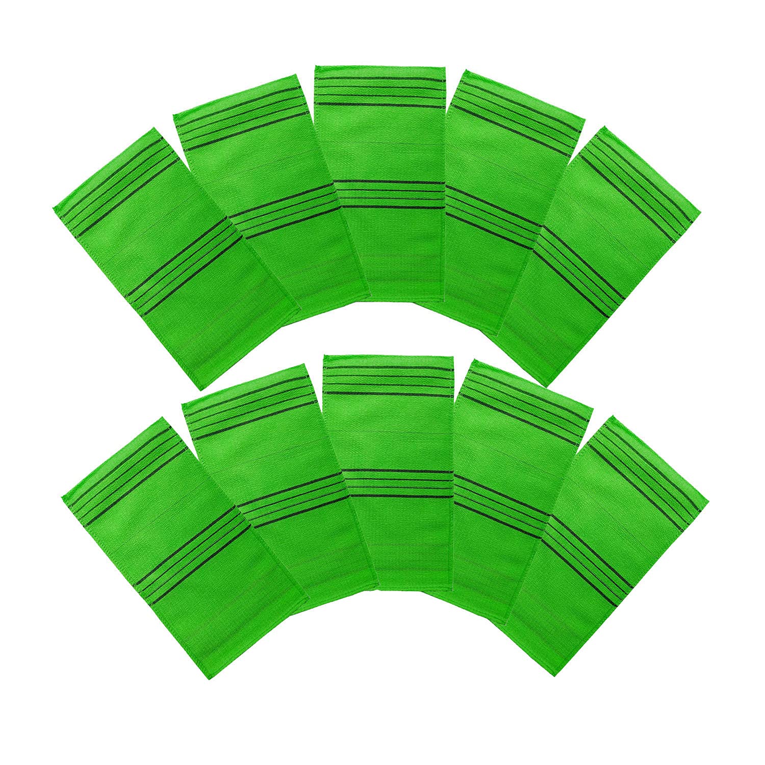 Goldsangsa-Korean Exfoliating Towel Washcloth Mitts (Large 10Pcs)/Korean Italy Towel Skincare Exfoliating Scrub Bath Cloth Remov