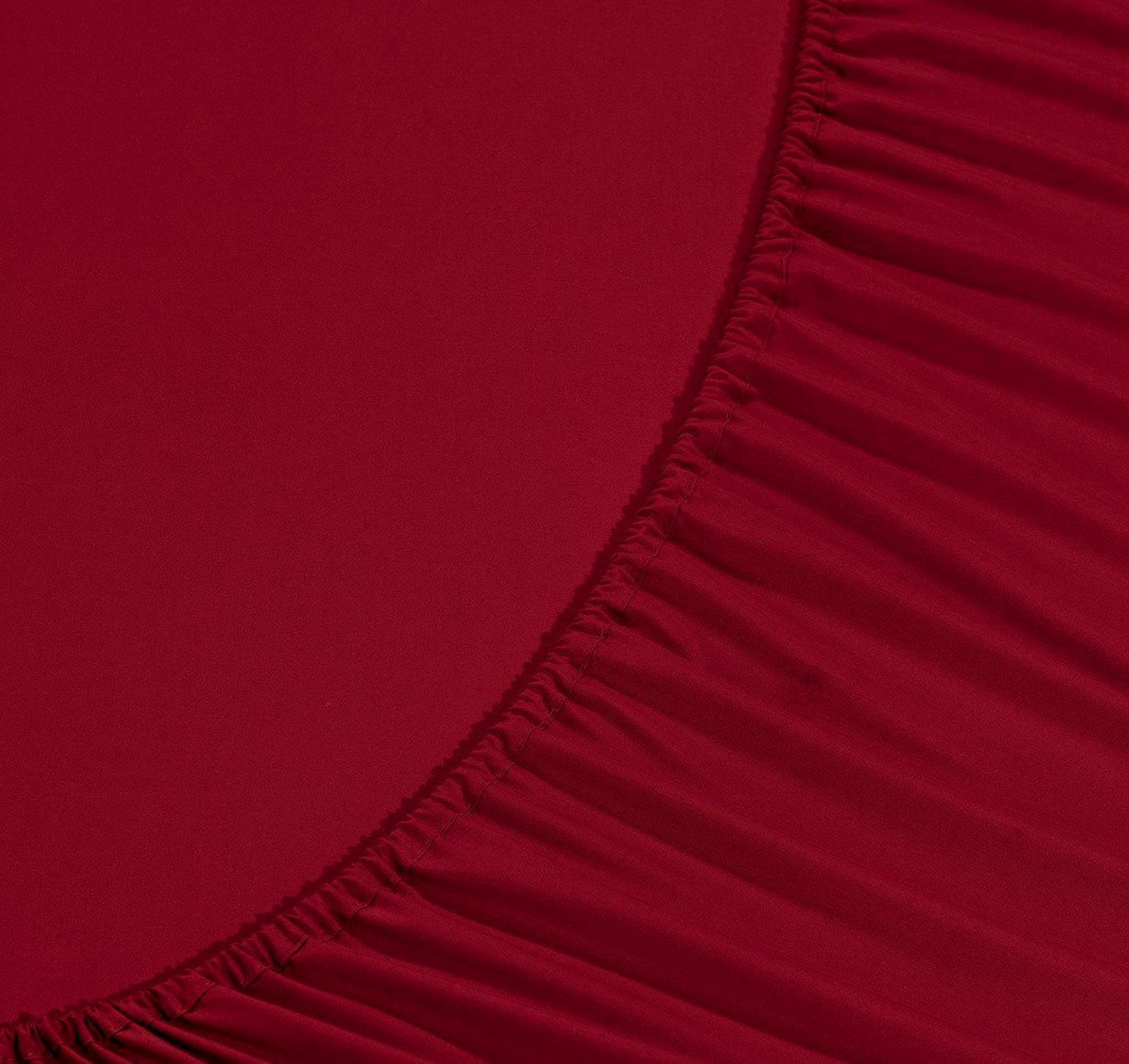 Luxury Fitted Sheet On Amazon Elegant Comfort Wrinkle-Free 1500 Thread Count Egyptian Quality 1-Piece Fitted Sheet, California King Size, Burgundy