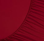 Luxury Fitted Sheet On Amazon Elegant Comfort Wrinkle-Free 1500 Thread Count Egyptian Quality 1-Piece Fitted Sheet, California King Size, Burgundy