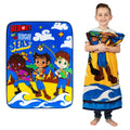 Franco Kids Bedding Super Soft Micro Raschel Throw, 46 In X 60 In, Santiago Of The Seas