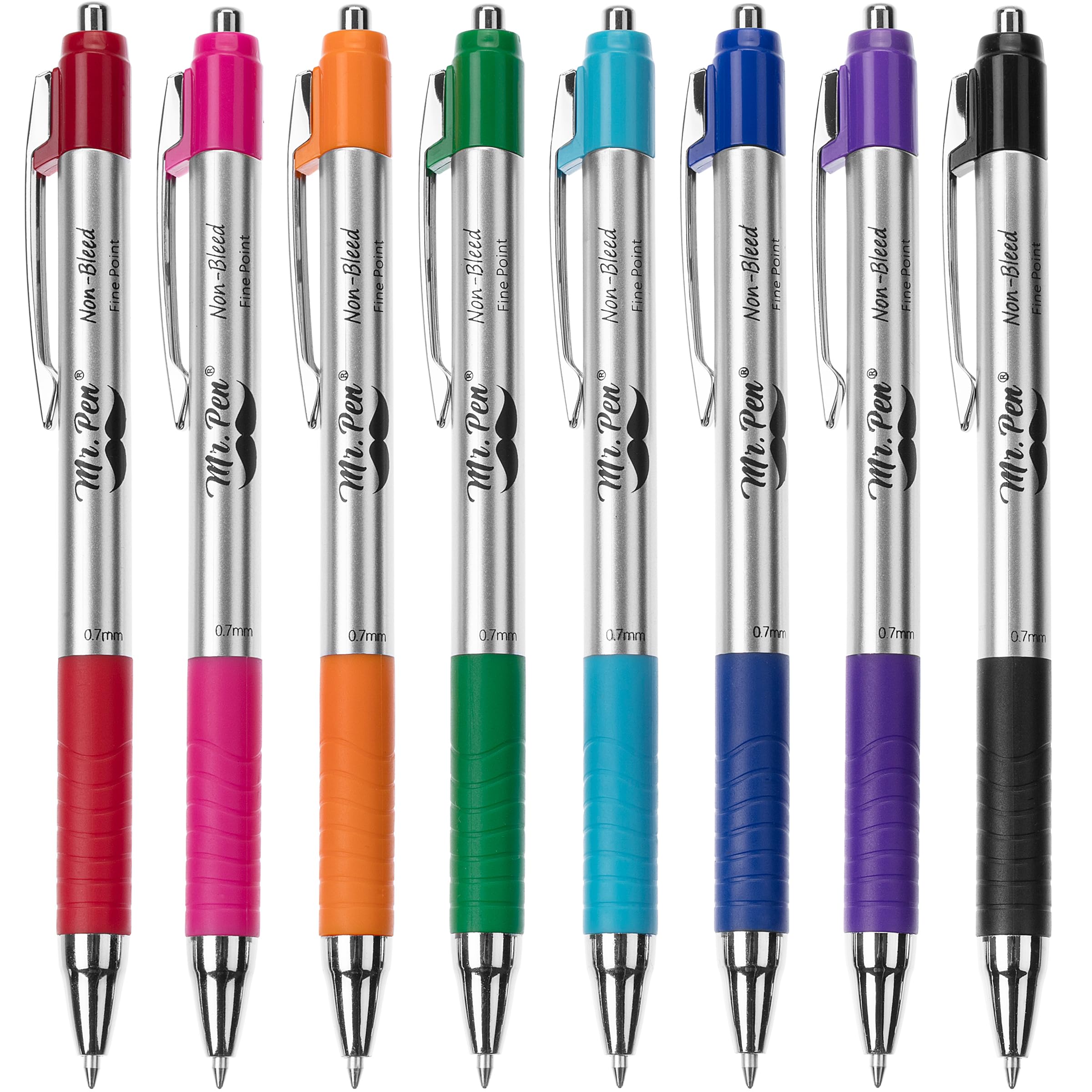 Mr. Pen- Bible Pens, 8 Pack, Assorted Color Pens, Bible Pens No Bleed Through, Bible Journaling Pens, No Bleed Pens, Bible Journ