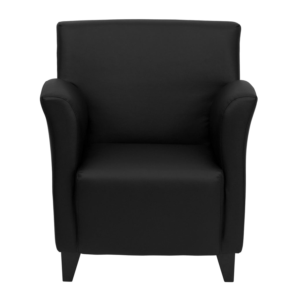 Flash Furniture HERCULES Roman Series Black LeatherSoft Lounge Chair