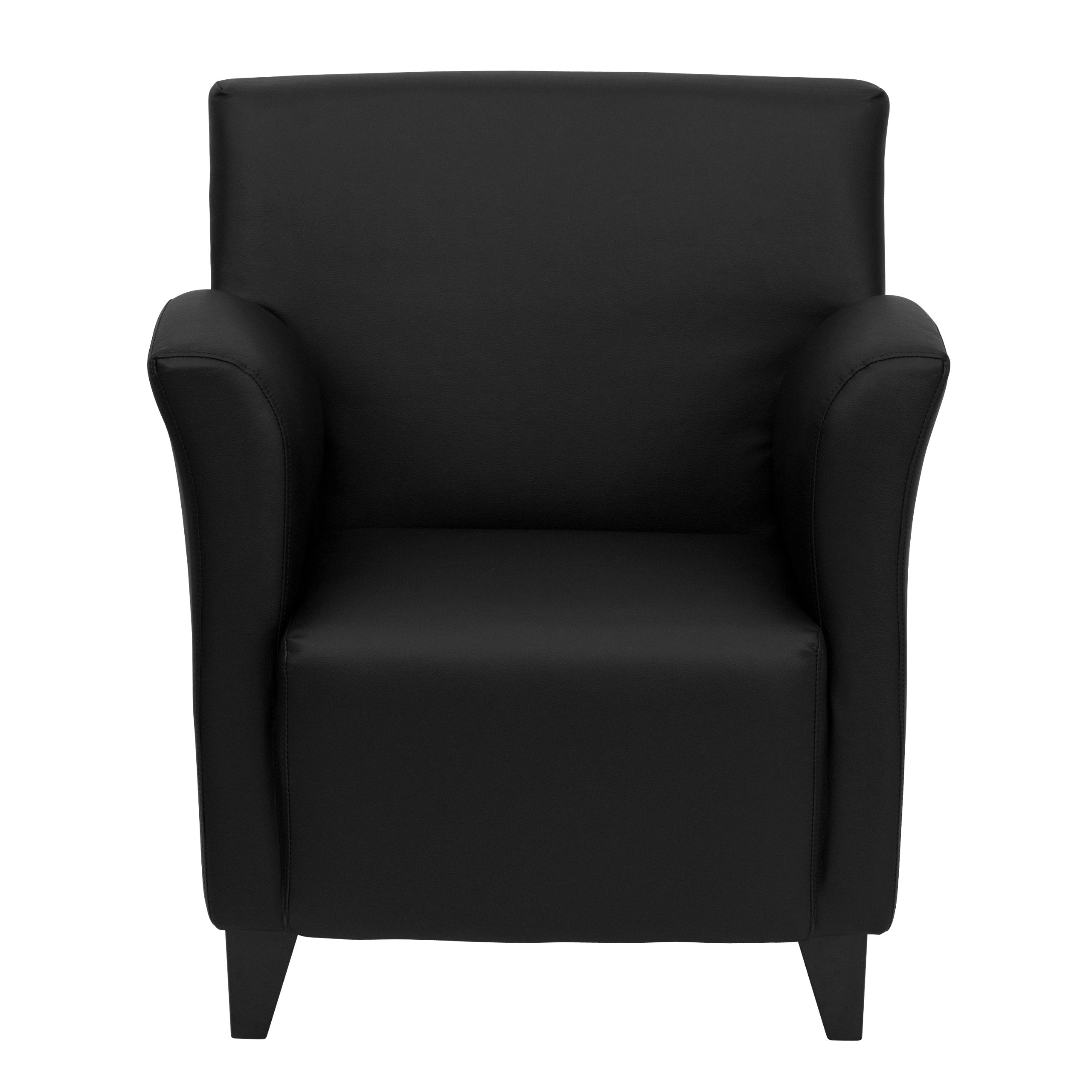 Flash Furniture HERCULES Roman Series Black LeatherSoft Lounge Chair