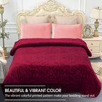 Jyk Luxury Fleece Plush Blanket 3.5 Lb, 1 Ply, Korean Mink Blanket Queen 75'' X 91'' - Super Soft And Warm, Lightweight And Cozy