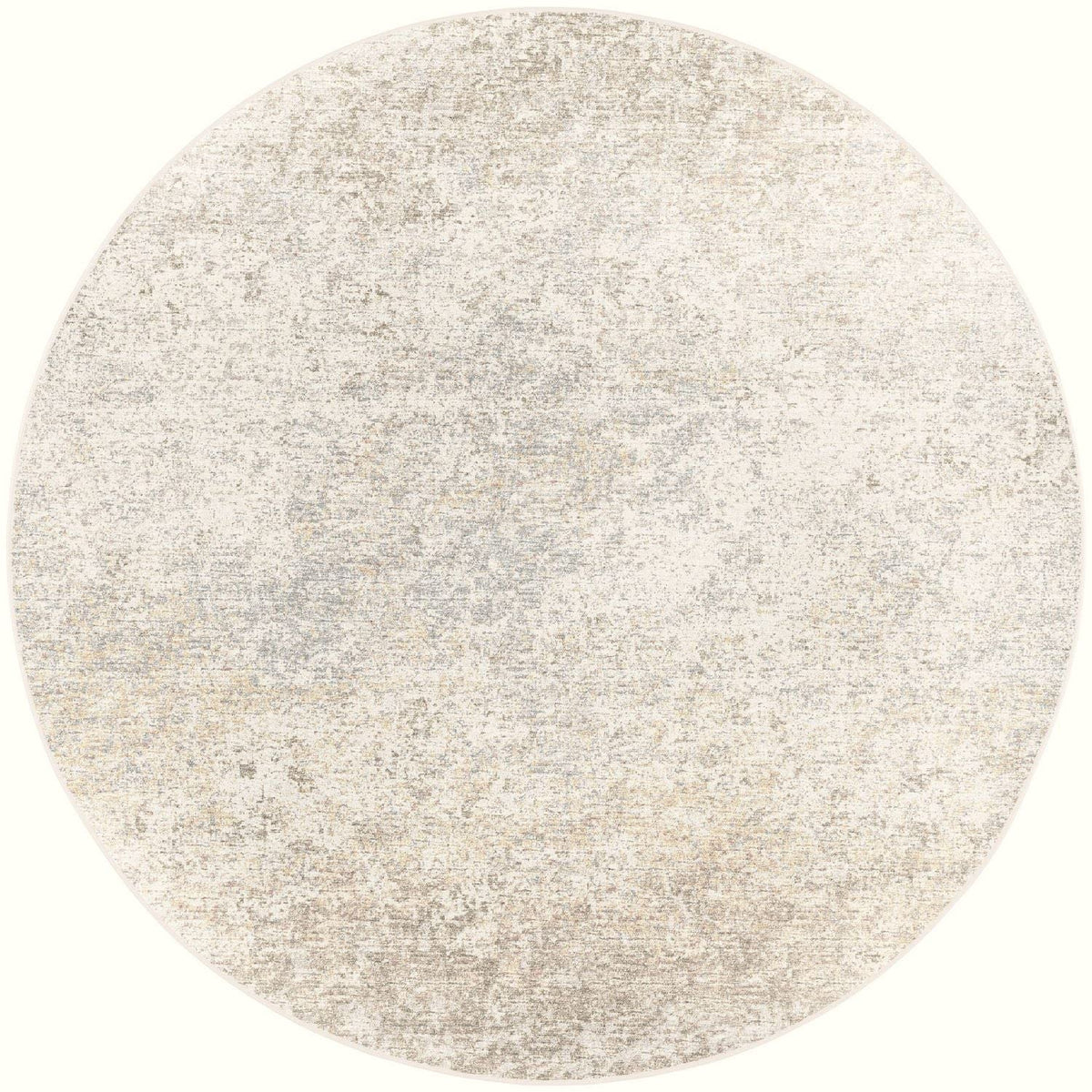 Winslow Wl3 Beige Transitional Rug Round 4' X 4'