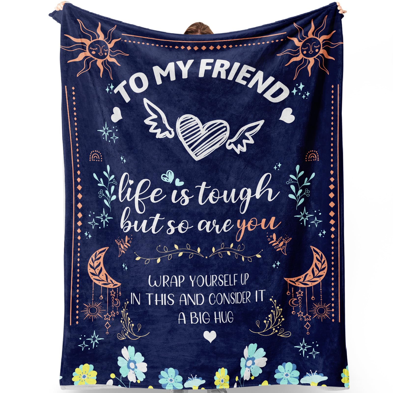 Aeekdook Friendship Gifts For Women, Friends Blanket, Birthday Gifts For Women Friendship, For Women, Unique Friendship Gift For