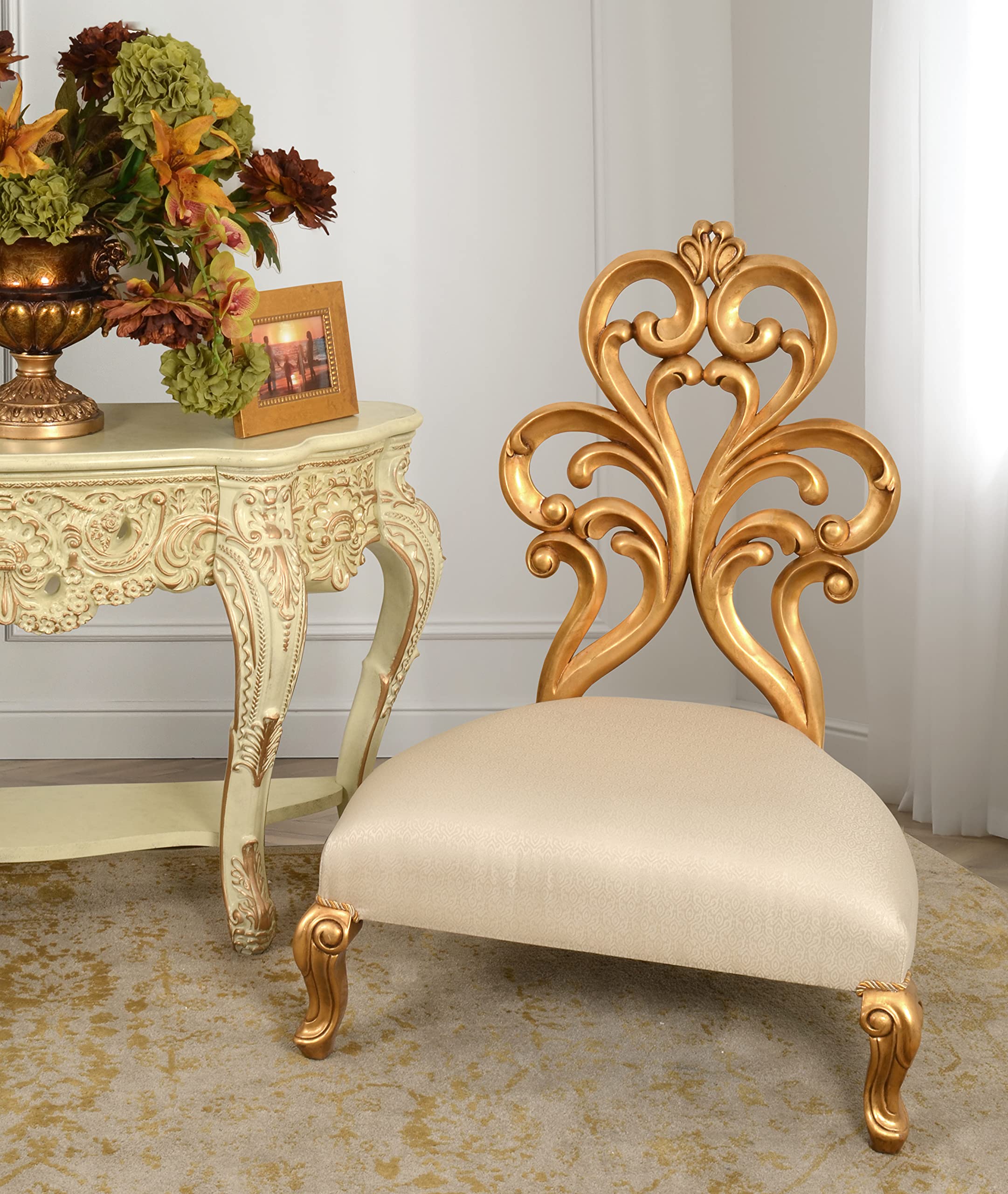 AFD Home Gold Swank Chair