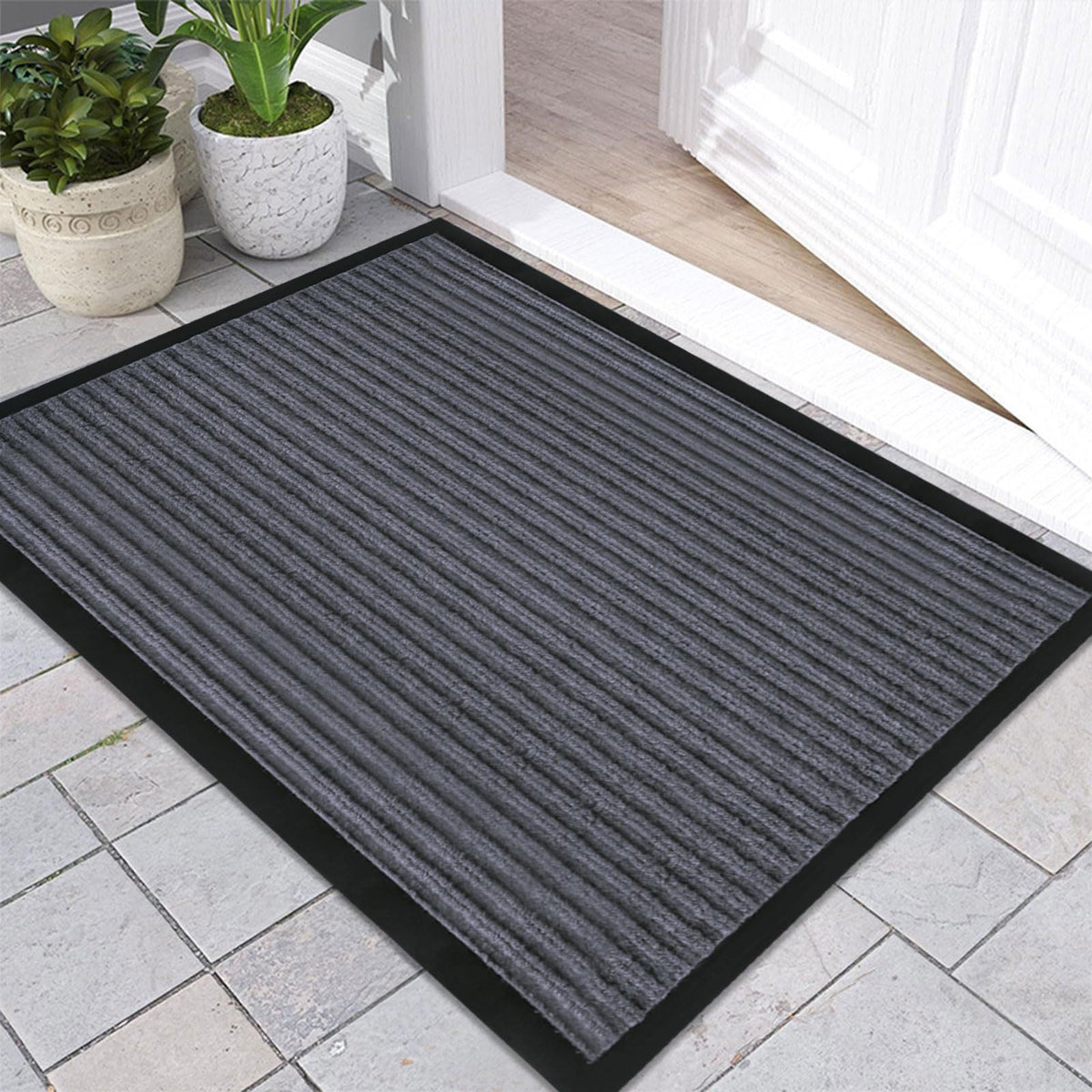 Front Doormat 30' X 17', Door Mats Indoor And Outdoor Entrance, Non-Slip Dirt-Resistant Entrance Mat, Low Profile Entry Rugs F