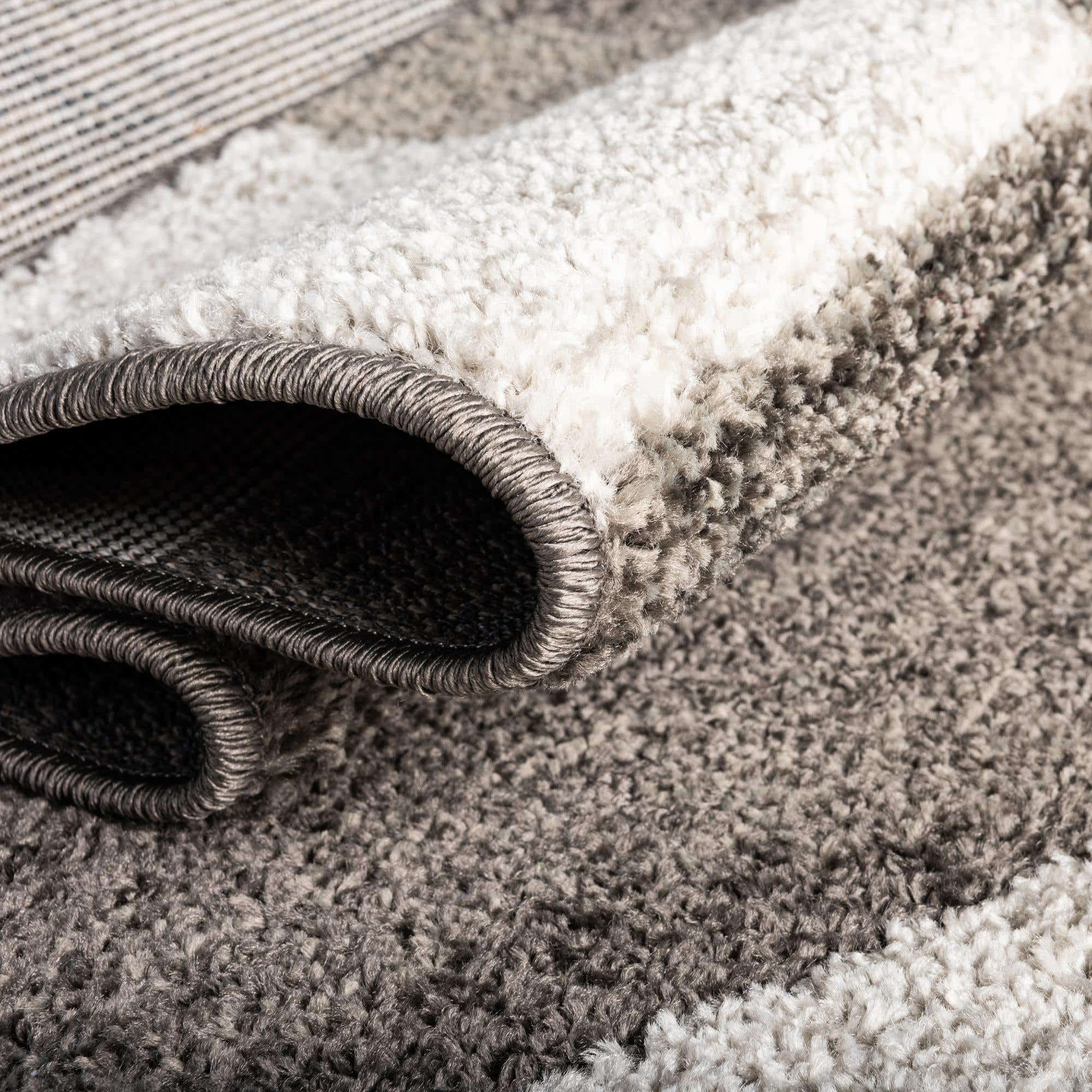 Unique Loom Autumn Collection Area Rug - Providence (6' 1'' X 9' Rectangle, Gray/ Ivory)