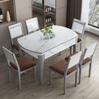 Genina Waterproof Seat Covers For Dining Room Chairs Covers Dining Chair Seat Covers Kitchen Chair Covers Slipcovers (Chocolate, 4 Pcs)