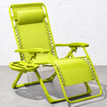 Best Choice Products Adjustable Zero Gravity Chair, Monochromatic Color Folding Patio Recliner W/Side Tray, Headrest - Neon