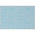 Seabreeze Sz10 Blue Coastal Rug Rectangle 8' X 10'
