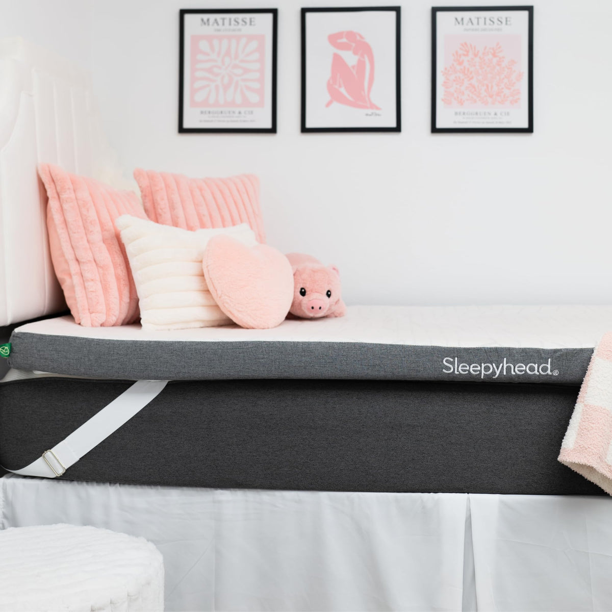 Sleepyhead Super Gel & Copper Infused Mattress Topper Twin Xl, Thick, Cooling Memory Foam Mattress Topper, Washable Cover, Colle