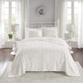 Madison Park Chenille Tufted 100% Cotton Quilt - All Season, Lightweight, Breathable Coverlet Bedspread Bedding Set, Matching Sh