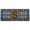 Calloway Mills 170011741S Rubber Monogram Doormat, 17' X 41' (Letter S)