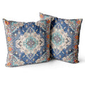 Snycler Boho Throw Pillow Covers 20X20 Inch Set Of 2 Boho Rug Carpet Double Sided Pattern Cotton Soft Pillow Case Cushion Cover